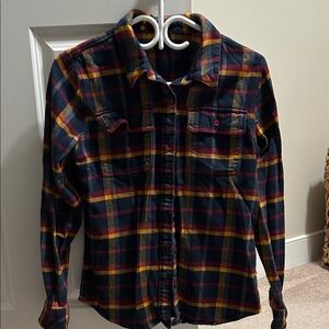 Patagonia Organic Cotton Checkered Shirt - Red, Yellow, Navy Blue